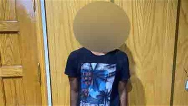 المتهم عقب ضبطه