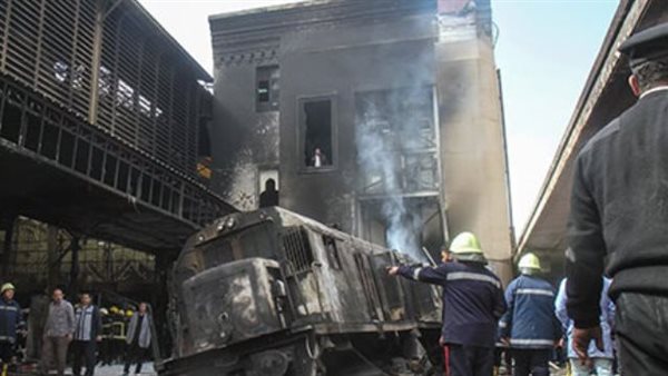 حريق محطة مصر