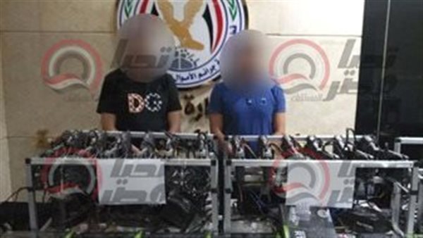 المتهمين عقب ضبطهم