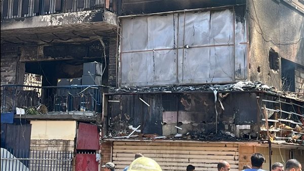 حريق محل أثاث