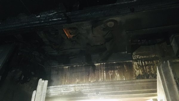 حريق شقة سكنية 