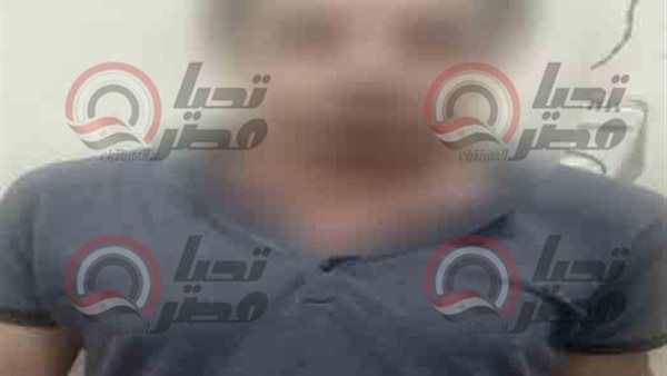 المتهم عقب ضبطه 