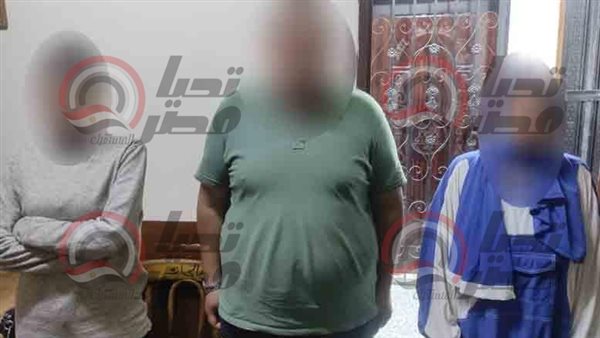 المتهمين عقب ضبطهم