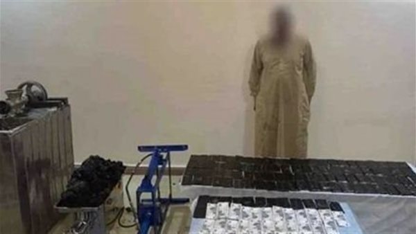 المتهم عقب ضبطه