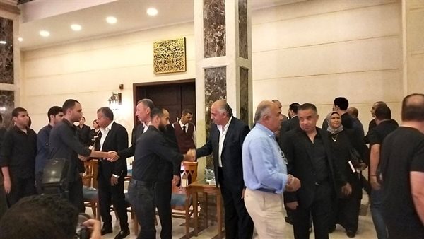 عزاء شقيقة محمود