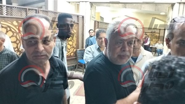 أشرف زكي في عزاء