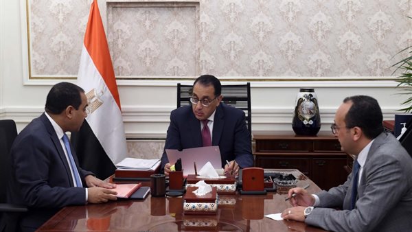 مدبولي مع رئيس الجهاز