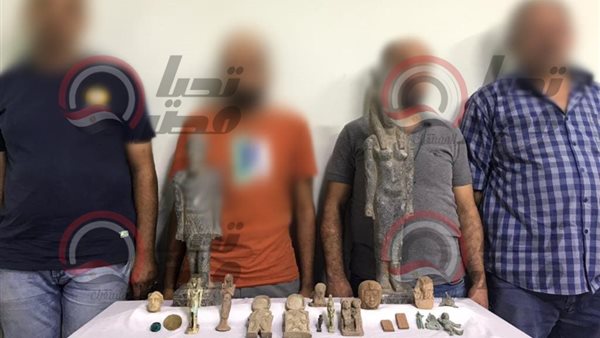 ضبط 54 قطعة أثرية