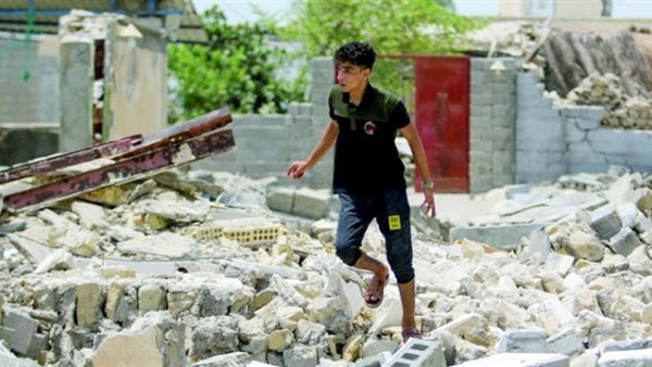 آثار زلزال فى محافظة