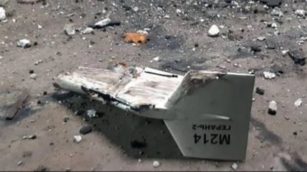 حطام مسيرة إيرانية