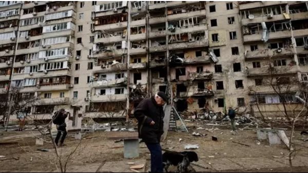 أثار الدمار فى أوكرانيا