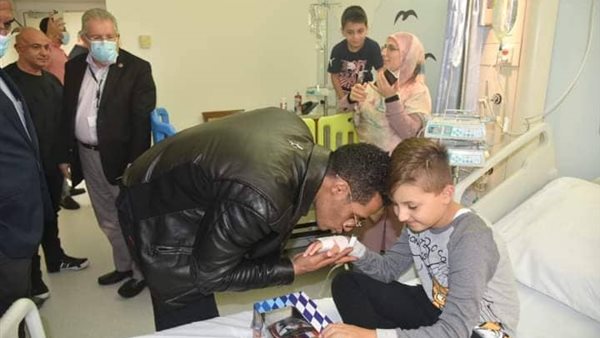 محمد رمضان- مستشفى