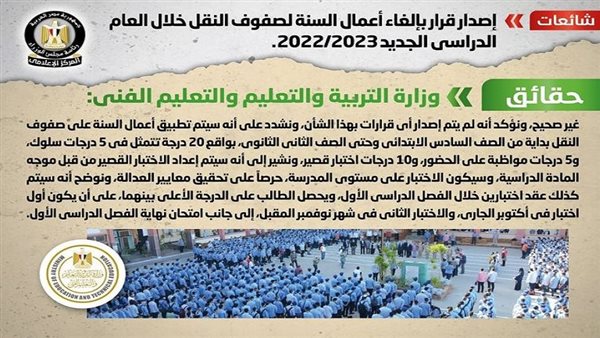 حقيقة قرار بإلغاء