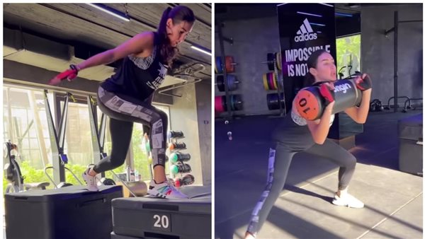 ياسمين صبري من الجيم