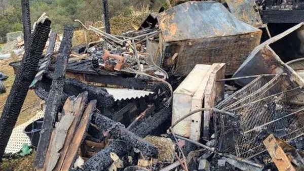 سقوط نيزك على منزل