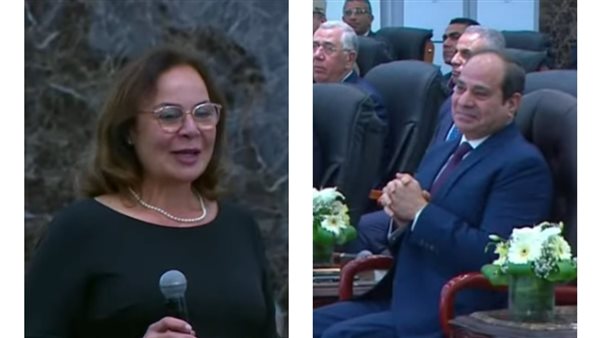 الرئيس السيسي ونجلة