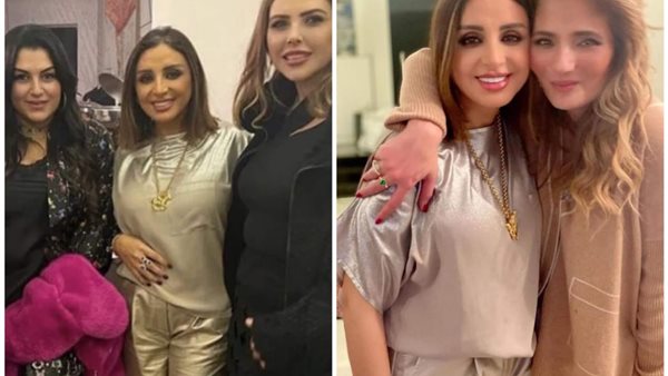 أنغام وصديقتها