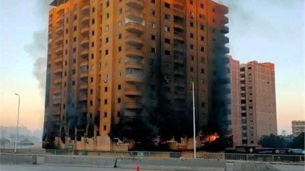 حريق عقار فيصل 