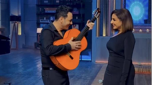 أنغام ومصطفى قمر