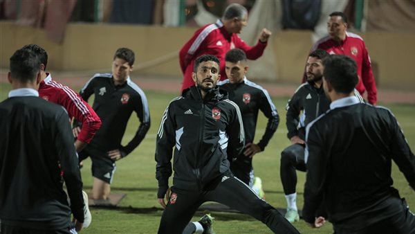 جانب من مران الأهلي