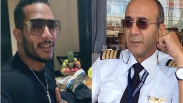 محمد رمضان والطيار