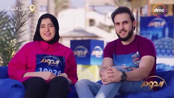 ندى أشرف وزوجها