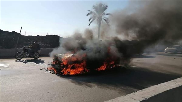 السيارة المتفحمة