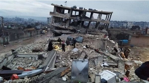 آثار الزلزال