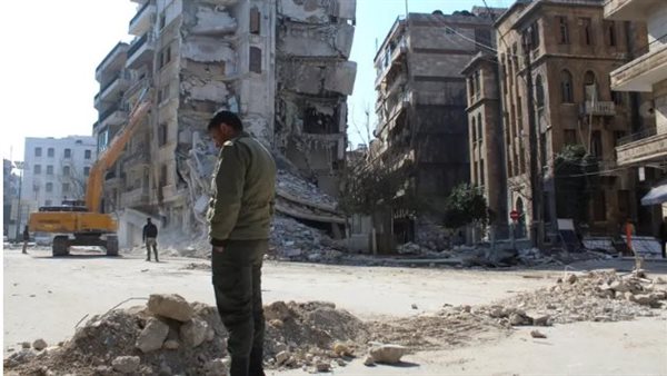 آثار الزلزال فى تركيا