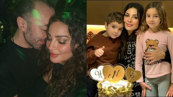 نادين نجيم مع خطيبها