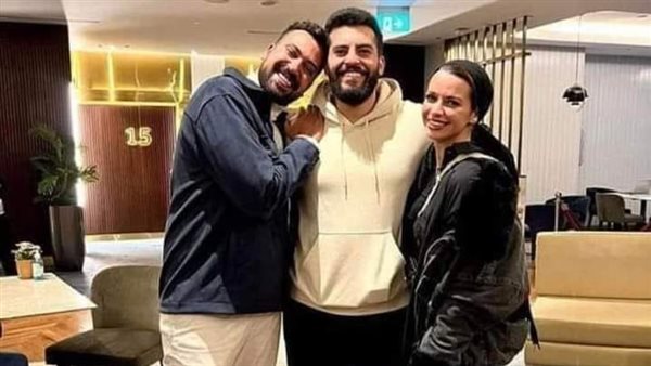 عمرو راضي وخطيبته