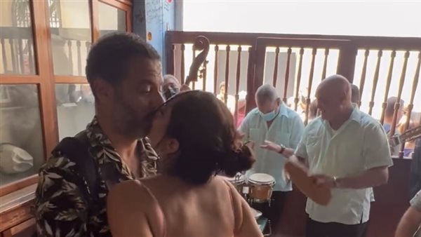 محمد فراج وزوجته