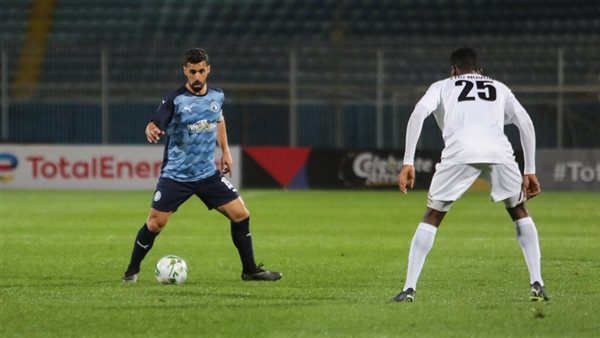 جانب من مباراة بيراميدز