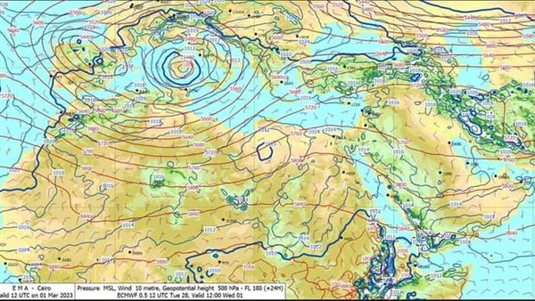 حالة الطقس اليوم