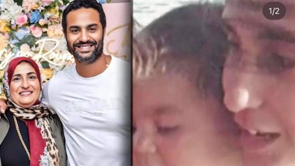 كريم فهمي ووالدته