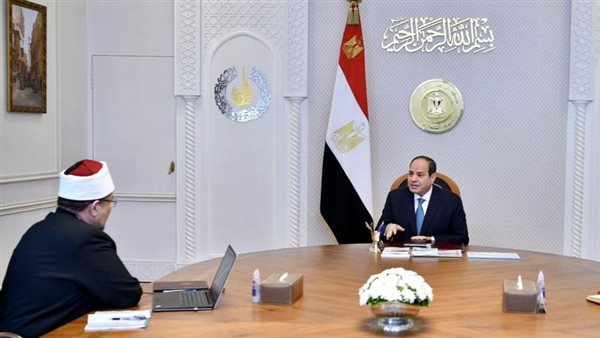 الرئيس السيسي ووزير