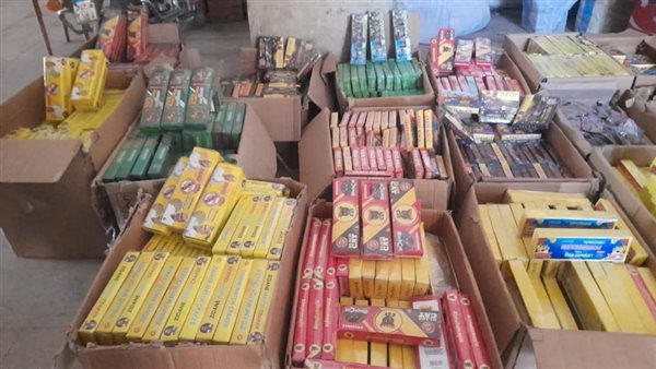 أعالب نارية - المضبوطات