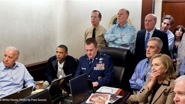 لحظة مقتل بن لادن