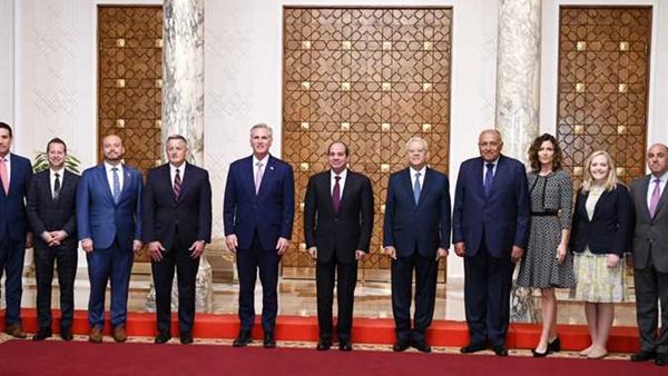 السيسي - وفد من الكونجرس