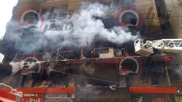 حريق معرض اثاث