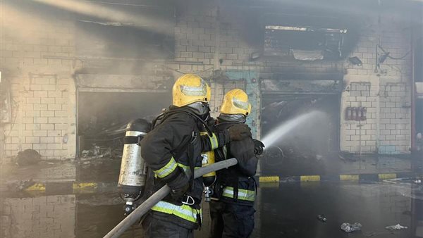 حريق فى سوق الصواريخ