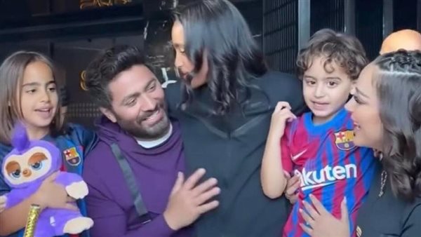 تامر حسني وبسمة بوسيل