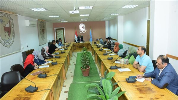 اجتماع الدكتور مصطفى