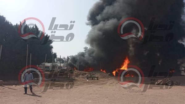 حريق القليوبية