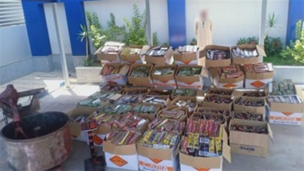 ضبط العاب نارية