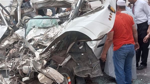 حادث ميكروباص الصف