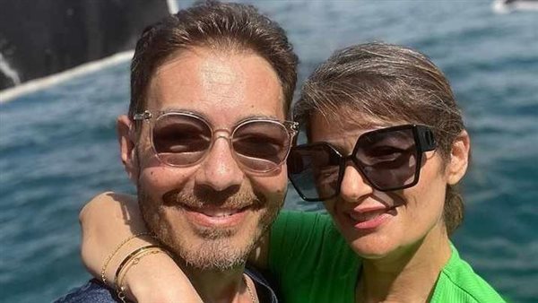 أحمد زاهر وزوجته