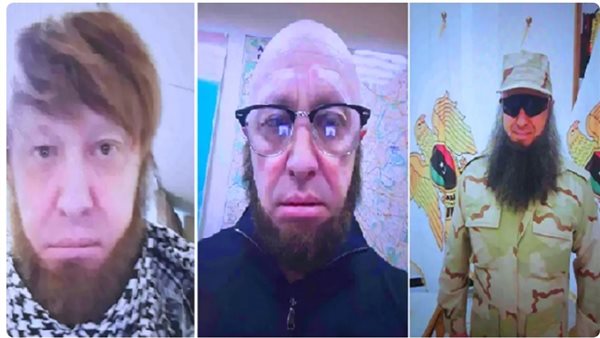 صور لقائد فاجنر متنكر