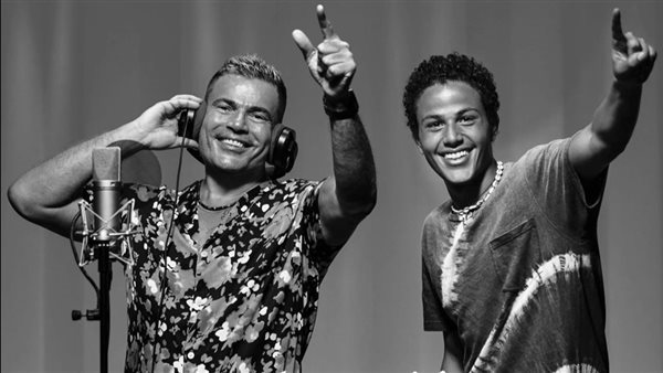 عمرو دياب ونجله