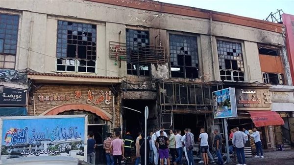 حريق محطة الرمل